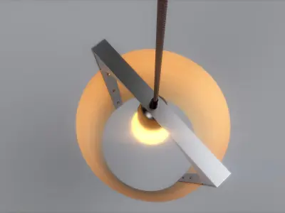modern hanging lamp 3D model purchase