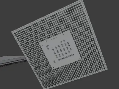 CPU - High Quality - PBR Free 3D model