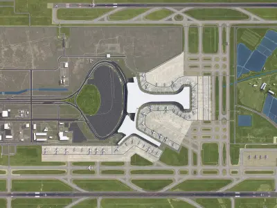 Tianjin - Airport - TSN Low-poly 3D model