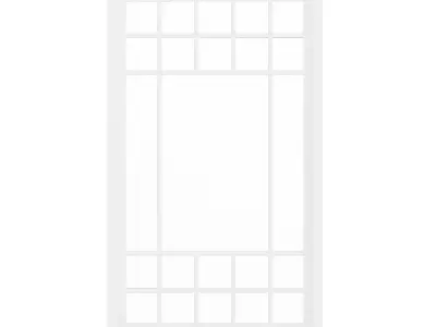 White Window 13 3D model