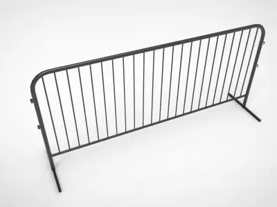 road barrier type steel 3D model
