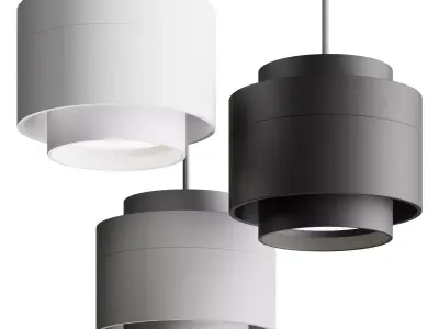 Letroh SURFACE ZOOM Hanging lamp 3D model