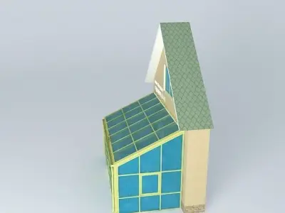 Winter garden 5 Free 3D model