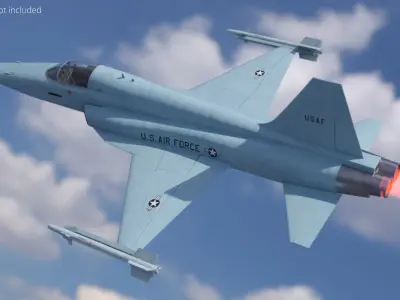  USAF Military Interceptor Aircraft 