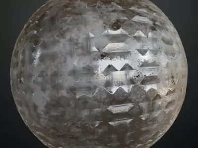 Diamond Metal Plate Eleven PBR Seamless Texture