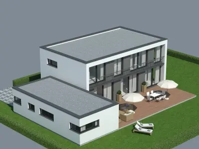 Holiday House 8 3D model