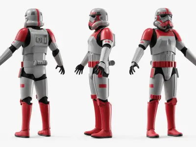  Star Wars Shock Trooper Rigged 