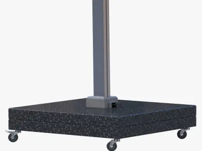 Parasols Icon Outdoor Umbrella 3D model