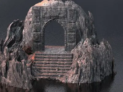 Dantes Underworld Door 2 3D model