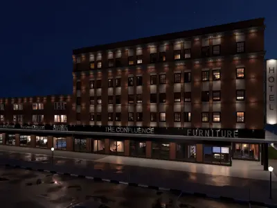 Mixed Use Building Multi Family American Modern 3D model