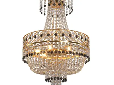 S S Traders Big Size Crystal Chandelier Ceiling Lamp 3D model