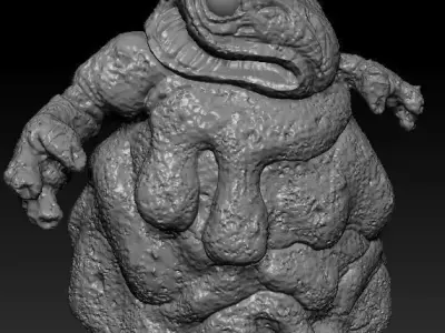 Twilight Zone Doomsday Creature 3D print model