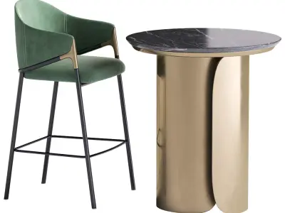 Euler Counter and Table 3D model