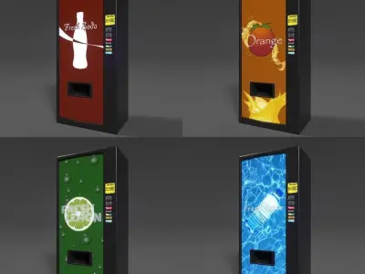 Street Electronic Props PBR Low-poly 3D model