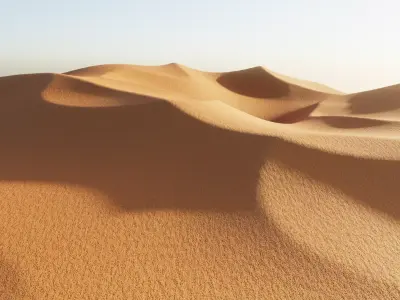 Desert Dunes V1 - Sand Landscape Terrain 3D model