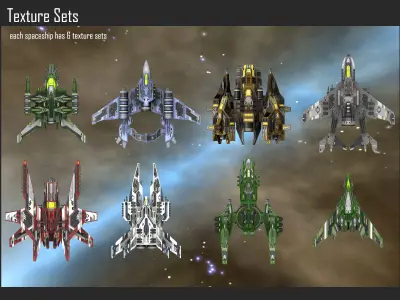 2D Enkar Republic Fighters Collection Texture