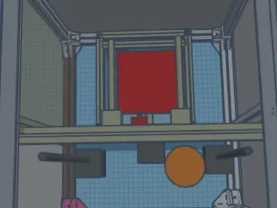 SLA 3D printer Model and prototype 3D print model