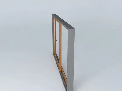 Slide window Free 3D model