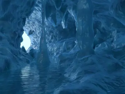 Ice Cave 3D model