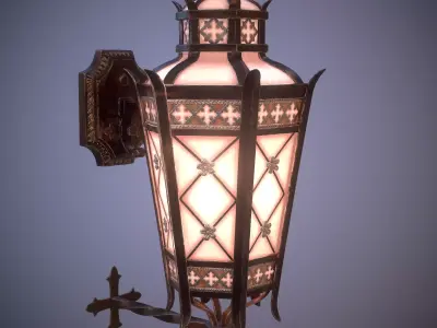 Wall-Mounted Lantern 3D model