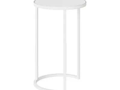 ADDITIONAL TABLE ROUND GRAY II 3D model