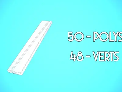 WOOD PLANK CARTOON STYLIZED Low-poly 3D model