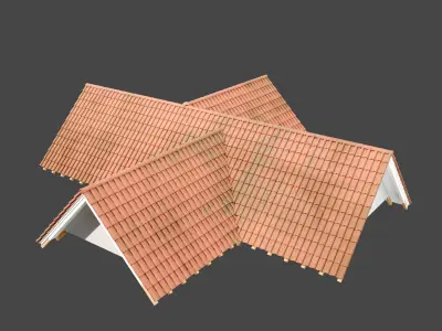 Realistic Roof Collections 32 3D model