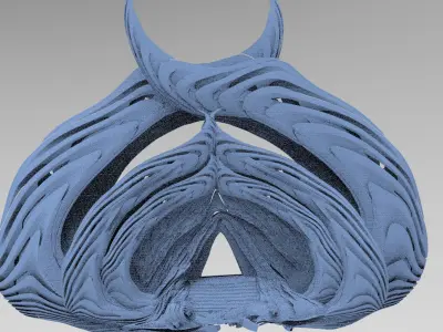 Dantes pyramid steps 3 3D model