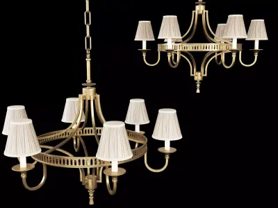 Cortland Chandelier 3D model
