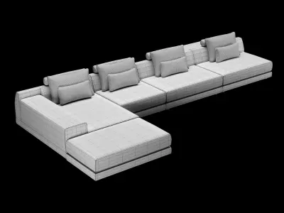 Frigerio sofa 002 3D model