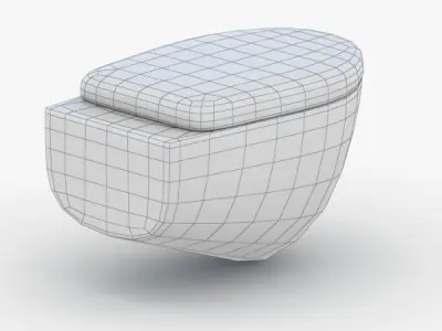 1548 - Toilet Low-poly 3D model