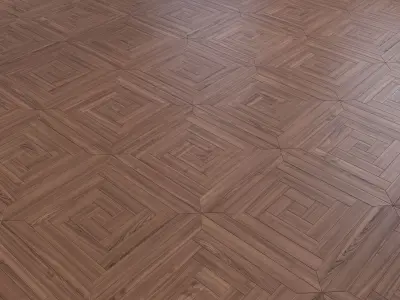 Parquet - Laminate - Wooden floor 2 in 1 Low-poly 3D model 45