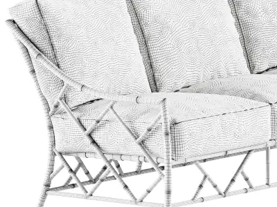 Kit Outdoor Sofa Celerie Kemble For One Kings Lane 3D model