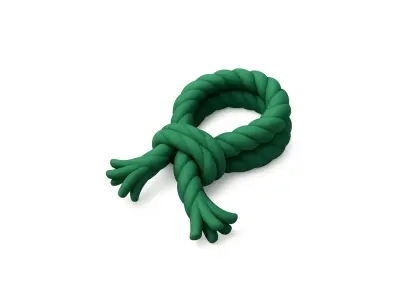 Beach Items Low-poly 3D model