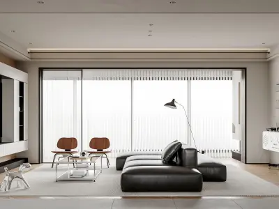 apartment interior scenes     3D model 18
