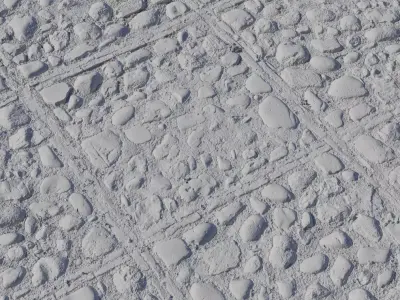 River Pebble Exposed Aggregate Slabs PBR Texture Texture