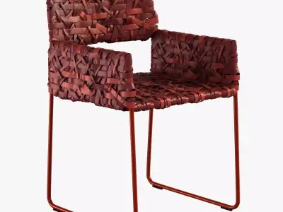 Driade rikka easy armchair 3D model