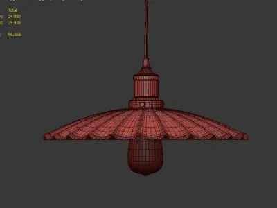 Hanging Lamp LOFT HOUSE P-119 3D model