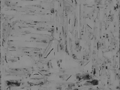 Neon Battle Worn Fighter 3D Model Elite Scifi Interceptor Low-poly 3D model