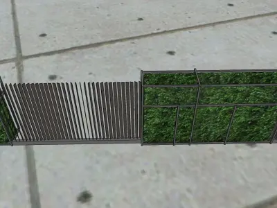 Affordable and Easy-to-Use Boundary Wall 3D Model 3D model