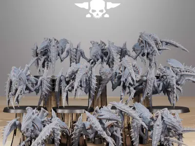 Xenarid Crawlers 3D print model