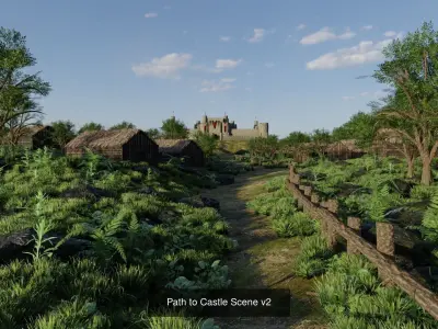 Exterior Nature Scene Collection 3D Model Pack