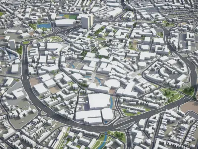 Coventry  Low-poly 3D model