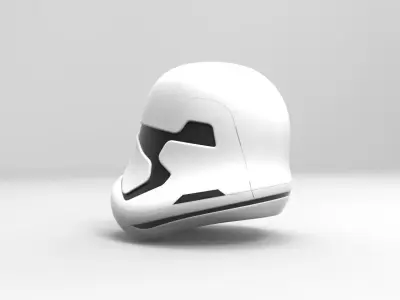 Nurbs New Order Stormtrooper Helmet 3D model