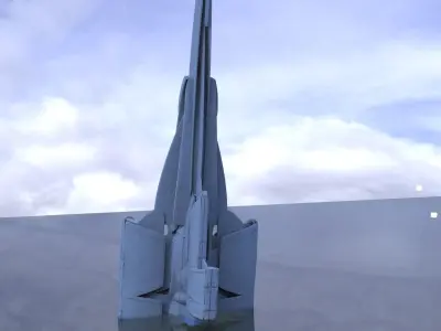 Sci-fi Tower design 4 3D model