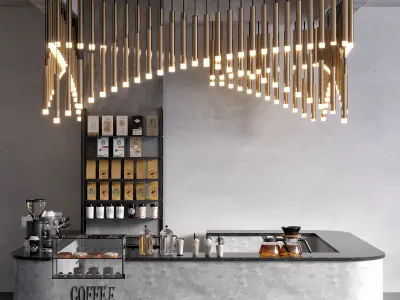 CAFE BAR NO5 A 3D model