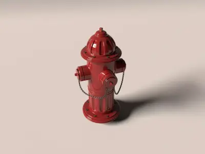 Fire Hydrant Free 3D model