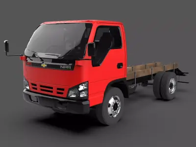 Chevrolet NPR Diesel Medium Duty Cargo Truck 3D model