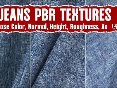 Jean fabric VOL02 4K Seamless PNG PBR Textures Texture