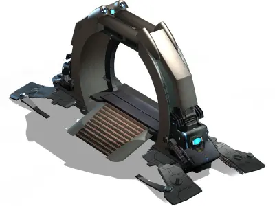 Heterogeneous - Building - Portal 01 3D model